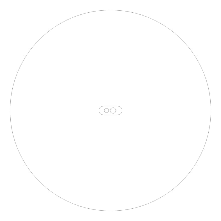 Plan Image of Table Round AspectFurniture Atlas 6Person AdjustableHeight