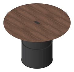 3D Presentation Image of Table Round AspectFurniture Atlas 8Person AdjustableHeight