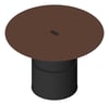 3D Shaded Image of Table Round AspectFurniture Atlas 8Person AdjustableHeight