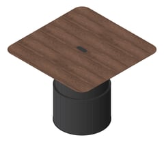 3D Presentation Image of Table Square AspectFurniture Atlas 6Person AdjustableHeight