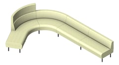 3D Presentation Image of Booth Open AspectFurniture Drift Lite ExampleConfiguration 03