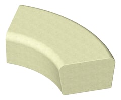 3D Presentation Image of Seat Ottoman AspectFurniture Drift Full 60Degree