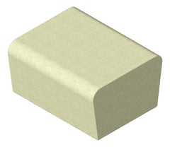 3D Presentation Image of Seat Ottoman AspectFurniture Drift Full Straight