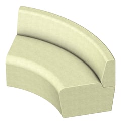 3D Presentation Image of Seat Sofa AspectFurniture Drift Full 60Degree Concave