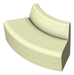 3D Presentation Image of Seat Sofa AspectFurniture Drift Full 60Degree Convex
