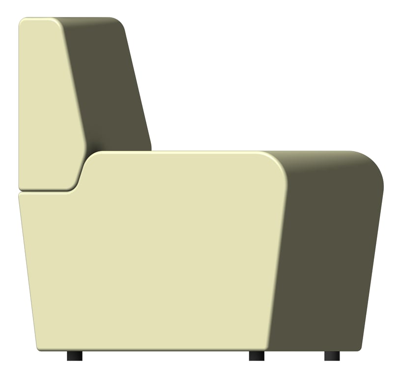 Left Image of Seat Sofa AspectFurniture Drift Full 60Degree Convex