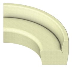 3D Presentation Image of Seat Sofa AspectFurniture Drift Full 90Degree Concave