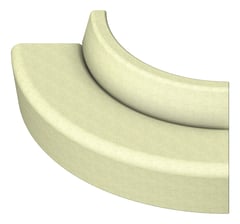 3D Presentation Image of Seat Sofa AspectFurniture Drift Full 90Degree Convex