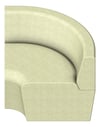 3D Presentation Image of Seat Sofa AspectFurniture Drift Full Corner Rounded