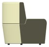 Left Image of Seat Sofa AspectFurniture Drift Full Corner Rounded