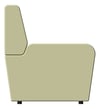 Left Image of Seat Sofa AspectFurniture Drift Full Straight