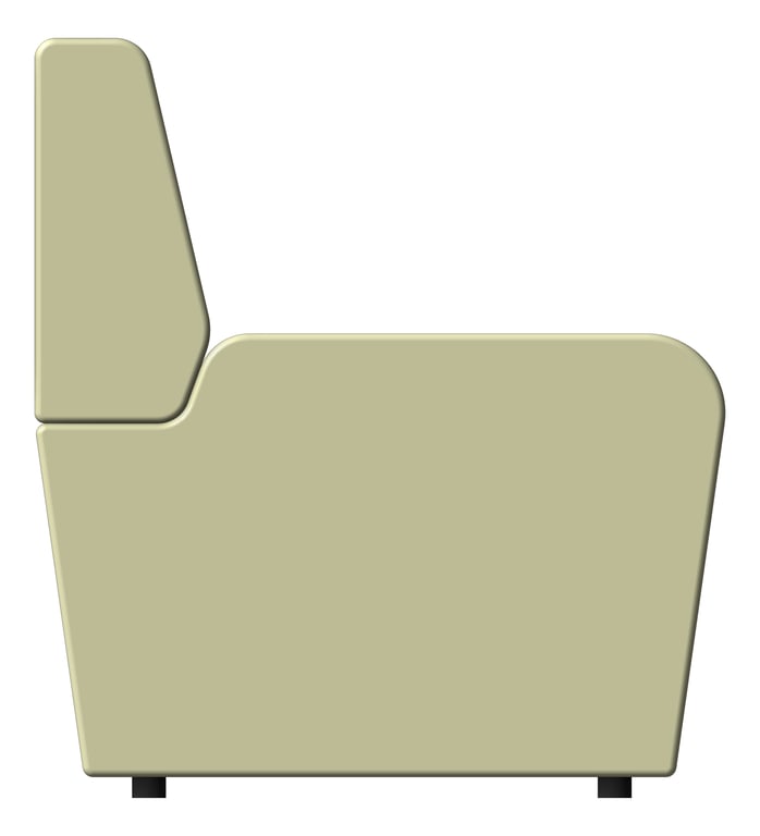 Left Image of Seat Sofa AspectFurniture Drift Full Straight