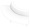 3D Documentation Image of Seat Sofa AspectFurniture Drift Lite 90Degree Convex
