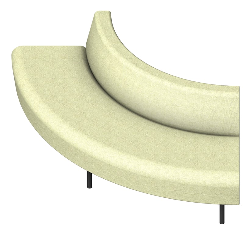 Navigate to Seat Sofa AspectFurniture Drift Lite 90Degree Convex