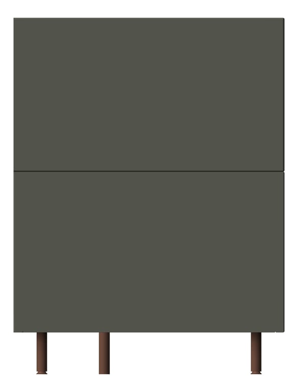 Left Image of OfficePod Workspace AspectFurniture Forum TwoSeaterBooth HighBack