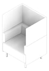 3D Documentation Image of Seat Workspace AspectFurniture Forum Single HighBack