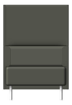 Front Image of Seat Workspace AspectFurniture Forum Single HighBack