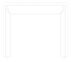 Plan Image of Seat Workspace AspectFurniture Forum Single HighBack