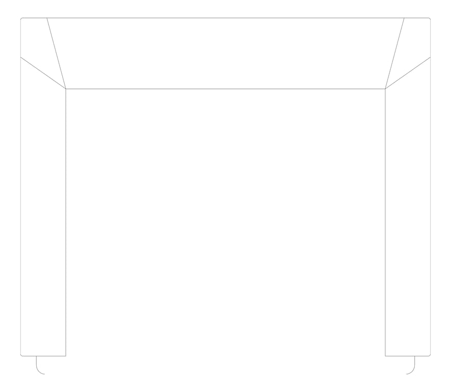 Plan Image of Seat Workspace AspectFurniture Forum Single LowBack
