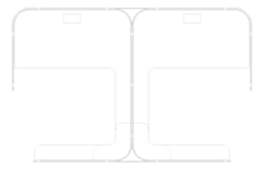 Plan Image of OfficePod Workspace AspectFurniture Habitat SideToSide SameFacing