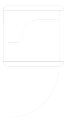 Plan Image of Booth Phone AspectFurniture MusePod