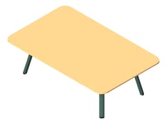 3D Presentation Image of Table Rectangular AspectFurniture Sector2 Sitting