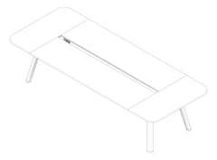 3D Documentation Image of Table Rectangular AspectFurniture Sector2 WorkBench
