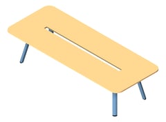 3D Presentation Image of Table Rectangular AspectFurniture Sector2 WorkBench