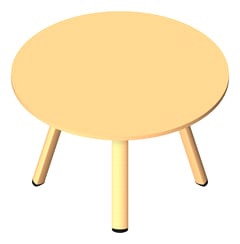 3D Presentation Image of Table Round AspectFurniture Sector2 Sitting