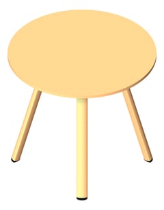 3D Presentation Image of Table Round AspectFurniture Sector2 Standing