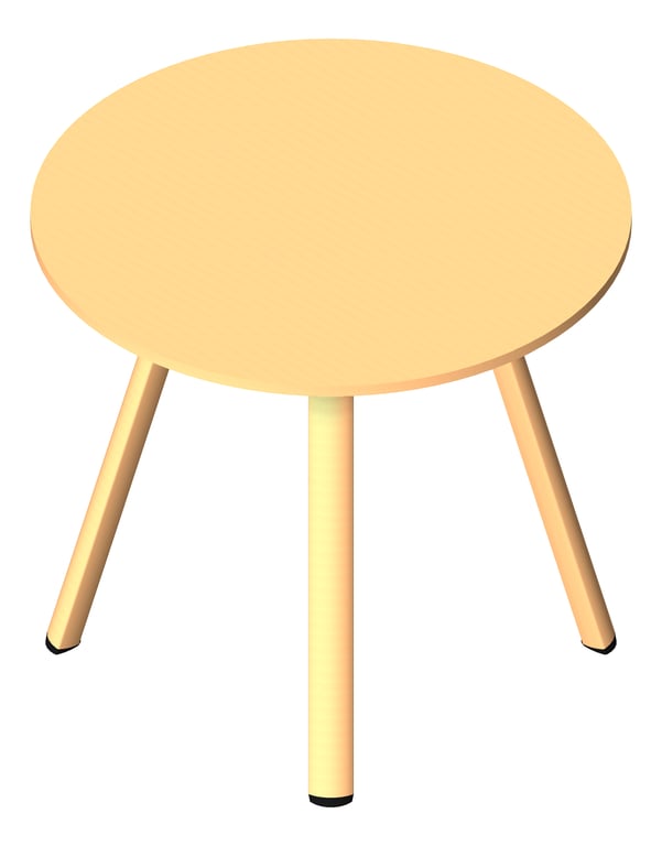 Table Round AspectFurniture Sector2 Standing