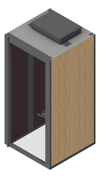 3D Presentation Image of Booth Phone AspectFurniture StudioPod