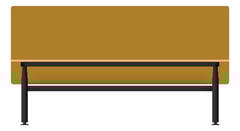 Front Image of Desk Double AspectFurniture Zurich Linear AdjustableHeight