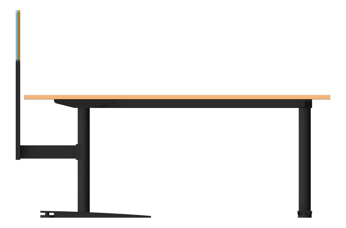 Left Image of Desk Single AspectFurniture Zurich 90Deg FixedHeight