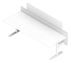 3D Documentation Image of Desk Single AspectFurniture Zurich Linear AdjustableHeight