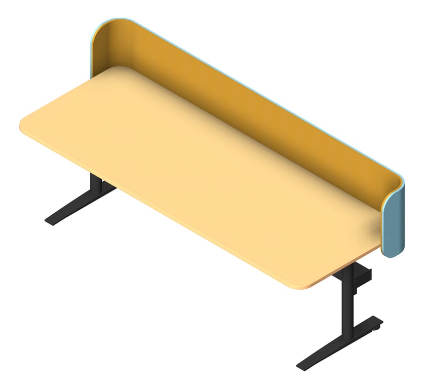 Desk Single AspectFurniture Zurich Linear FixedHeight