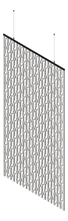 3D Presentation Image of Screen Acoustic AutexAU Cascade Expanding E4