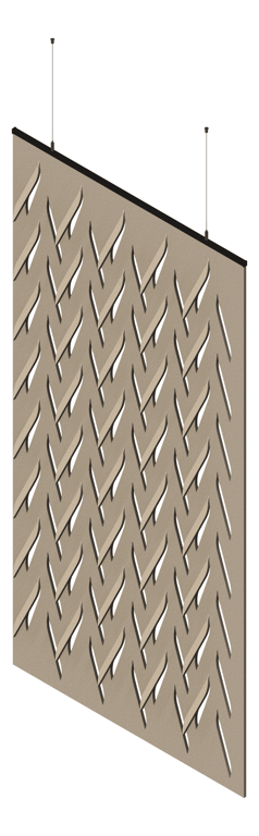 3D Presentation Image of Screen Acoustic AutexAU Cascade Folding F4