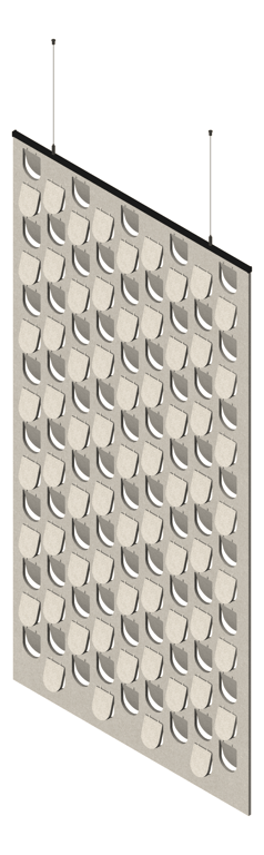 3D Presentation Image of Screen Acoustic AutexAU Cascade Folding F5