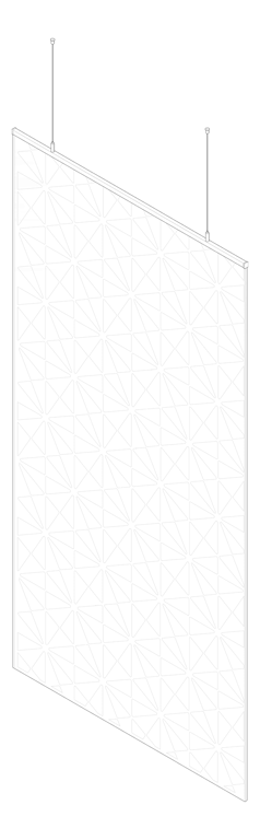 3D Documentation Image of Screen Acoustic AutexAU Cascade Static S16 Material