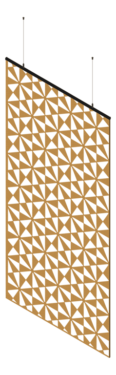 3D Presentation Image of Screen Acoustic AutexAU Cascade Static S16 Material