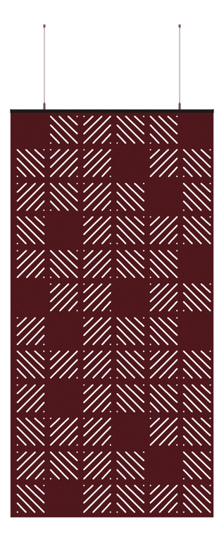 Front Image of Screen Acoustic AutexAU Cascade Static S5 Material