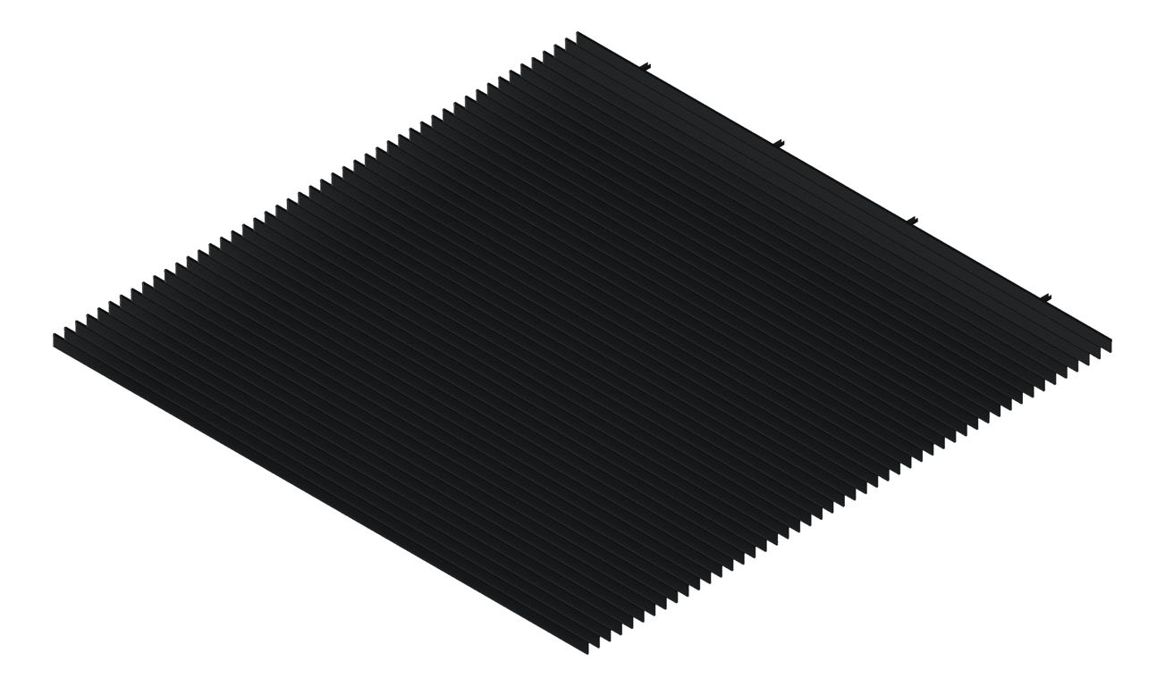 3D Presentation Image of CeilingBaffles Acoustic AutexAU Frontier Fin Tundra