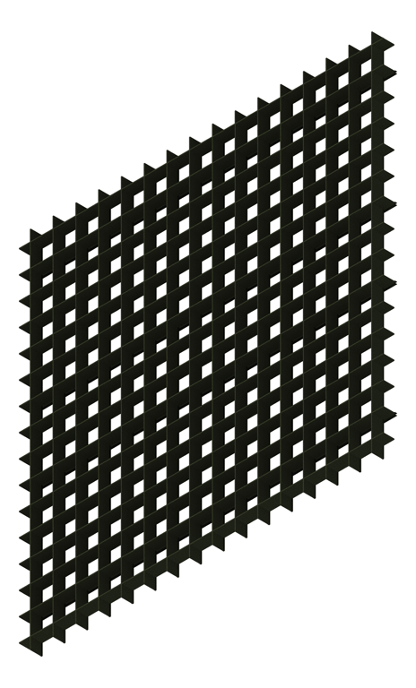 3D Presentation Image of WallBaffles Acoustic AutexAU Frontier Fin Axis