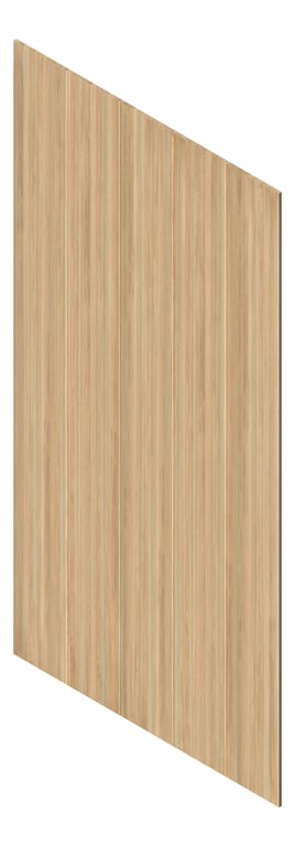 3D Presentation Image of Panel Acoustic AutexAU Groove V1 DoubleSpaced AgedOak