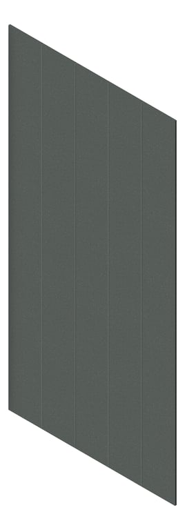 3D Presentation Image of Panel Acoustic AutexAU Groove V1 DoubleSpaced Caspian