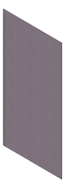 3D Presentation Image of Panel Acoustic AutexAU Groove V1 DoubleSpaced Cavalier
