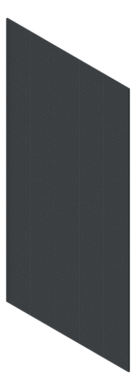 3D Presentation Image of Panel Acoustic AutexAU Groove V1 DoubleSpaced Empire
