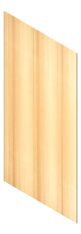 3D Presentation Image of Panel Acoustic AutexAU Groove V1 DoubleSpaced Eucalyptus