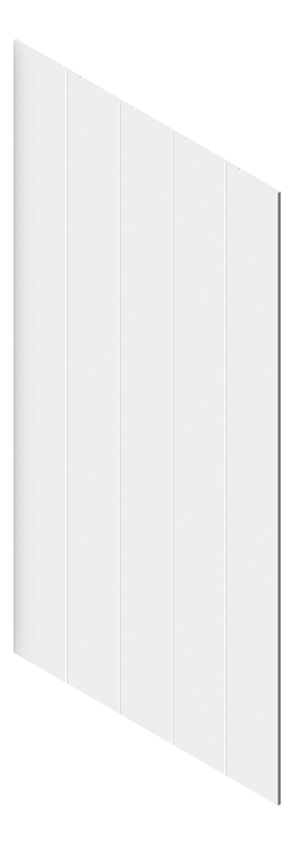 3D Presentation Image of Panel Acoustic AutexAU Groove V1 DoubleSpaced Pavilion